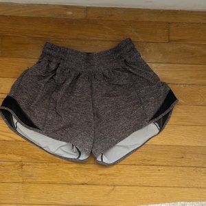 Size 4 lululemon shorts!!!! No built in underwear…